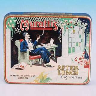 Blechdose Muratti's After Lunch Cigarettes